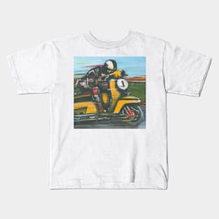 Retro Scooter, Classic Scooter, Scooterist, Scootering, Scooter Rider, Mod Art Kids T-Shirt